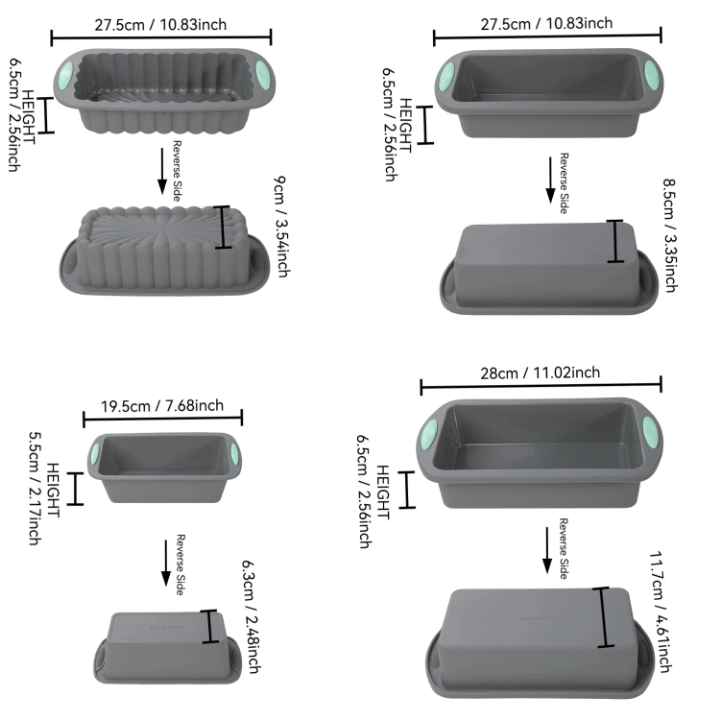 Silicon Loaf Pan set